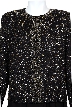 Sequin Covered Hand Beaded Jacket — in closeup