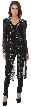 Collared Full Sleeves Sheer Short Jacket with Beading