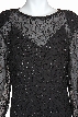 One Piece Beaded Formal Evening Dress — in closeup
