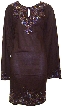 Long Sleeve Beaded Embroidered Top 