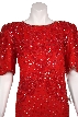 Short Sleeved 2-Piece Floral Print Dress — in close-up