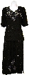 2 Piece Formal Blouse and Skirt Set