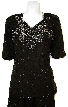 2 Piece Formal Blouse and Skirt Set — in close up