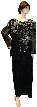 Full Beaded Sequin Formal Dress