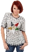 Cheerful Star Hand Beaded Blouse