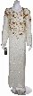 Floral Print Full Length Mother Of the Bride Dress