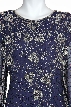 Floral Print Mother of the Bride Formal Dress — in closeup