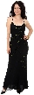 Two piece Full Length Beaded Formal Dress — without Jacket