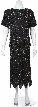 Multi Colored Beaded Two Piece Dress