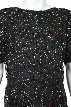 Multi Colored Beaded Two Piece Dress — in closeup