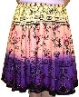 Sequined Multi-Color Print Skirt