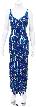 Mermaid Inspired Hand Beaded and Sequined Long Dress