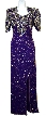 Half Sleeved Full Length Beaded Gown 