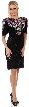 Artistic Bodice Short Formal Sequined Dress with Keyhole 