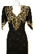 Stylish Short Sleeve Formal Mother of the Bride Dress — in close up