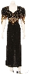 Crown Waist Hand Beaded Gown