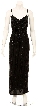 Dropping Vines Hand Beaded Long Formal Dress