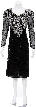 Adorned Sequin Flowered Hand Beaded Dress