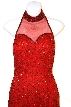 Halter Neck Sequined Formal Cocktail Dress — in alternative image