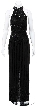 Formal Dress in Full Length with Open Back
