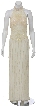 Capturing Flowers Hand Beaded/Sequined Long Dress