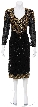 Flutter Hearts Hand Beaded Dress