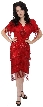 Twenties Inspired Hand Beaded Vintage Dress 