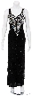 Sparkling Crystals Hand Beaded Formal Dress