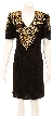Blooming Sequined Flowered Short Dress