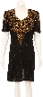 V-Neck Short Beaded Cocktail Dress