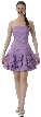 Shirred Short Party Dress