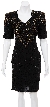 Growing Paradise Hand Beaded Short Dress