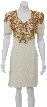 Humming Flowers Hand Beaded/Sequined Dress