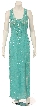 Pearl Pendant Beaded Long Formal Dress