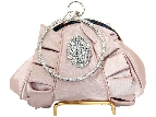 Hold and Shine Evening Bag In Champaign