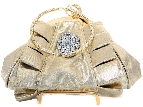 Hold and Shine Evening Bag In Gold