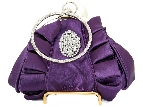 Hold and Shine Evening Bag In Purple