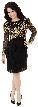 Tea Length Sequin Beaded Formal Dress