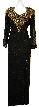 Full Sleeve Sequined Mother of the Bride Dress