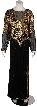 Fully Beaded Long Sleeved Formal Evening Dress