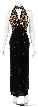 Floral Window Hand Beaded/Sequined Long Dress