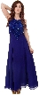 A-line Silk Chiffon Formal Dress with Beaded Bodice 