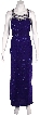Beaded Full Length Formal — in Royal/Blue