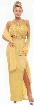 Holed Beadwork Full Length Formal