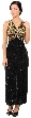 Holed Beadwork Sleeveless Formal Dress