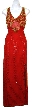 Sequined Cocktail Dress with Front-Side Slit