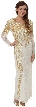 Sweetheart Neck Beaded Leaf Pattern Long Formal Dress