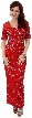 Half Sleeves Sequined Formal Evening Dress