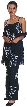 Miniature Flower All Beaded Formal Dress