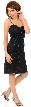 V-neck Spaghetti Straps Beaded Short Cocktail Dress